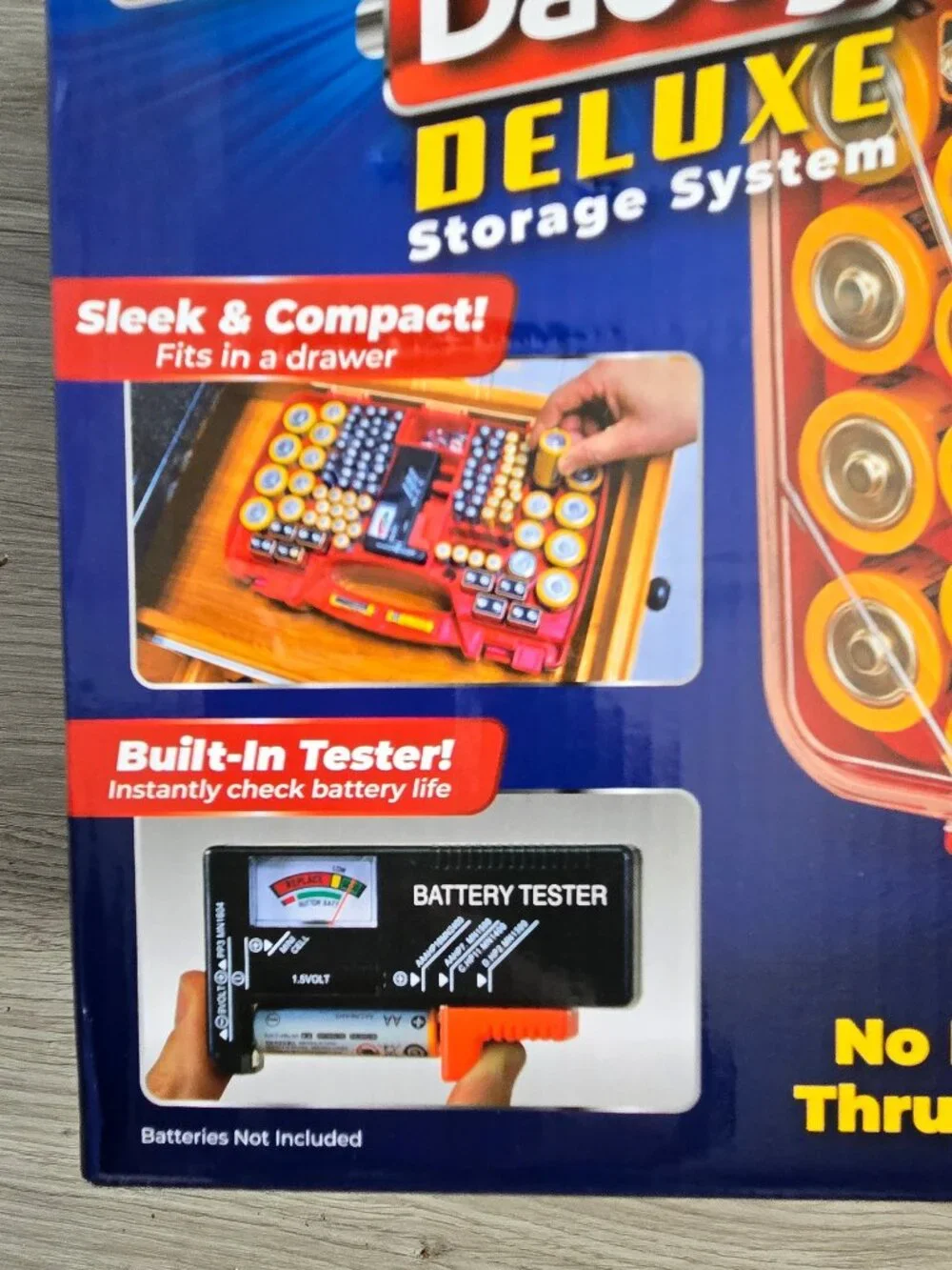 NIB - Battery Daddy Deluxe storage